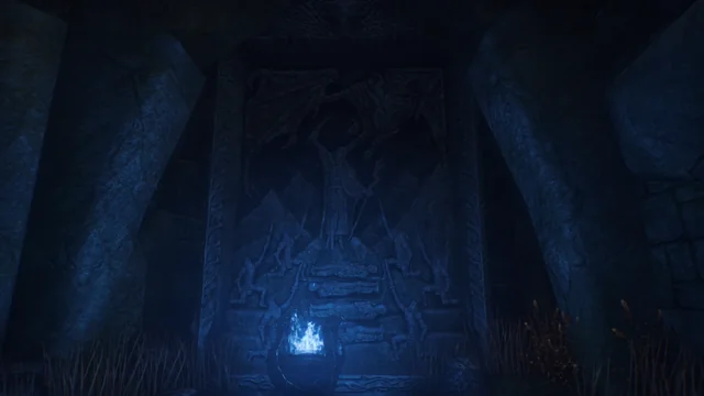 The second seal, in cold blue light