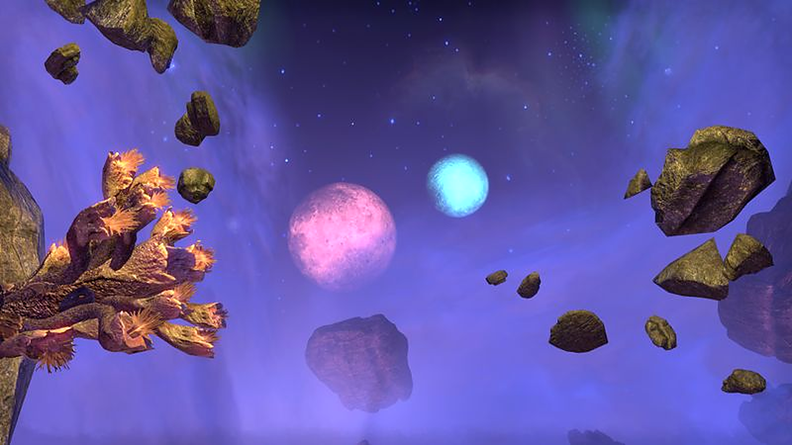 The Colored Rooms, Meridia's realm built from crystallized light.